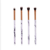 1/4 Pcs Women Marble Texture Marbling Handle Eyeshadow Brush Powder Blending Concealer Makeup Cosmetic Brush Tool #273602