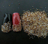 1.5g Mixcolor nail ball glass gold silver Glitter Beads Stereoscopic Caviar Beads Manicure 3D Nail Decors Ball Glitter Studs