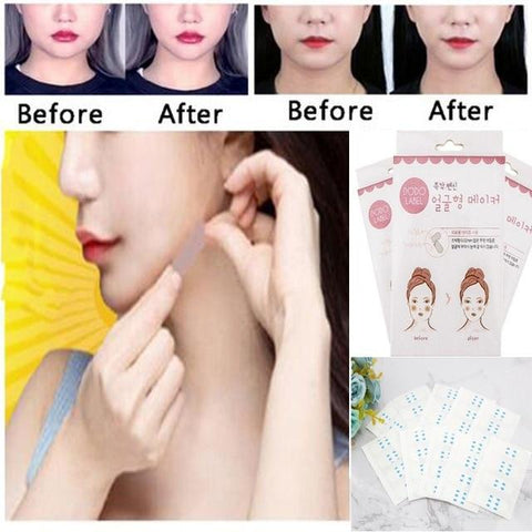 1 Box 40pcs Lift Face Sticker Thin Face Artifact Invisible Sticker Lift Chin Medical Tape Face Lift Tools Face Slimming Belt