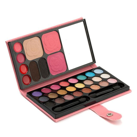 1 Cosmetic Set 33Colors Eye Shadow Makeup Palette Cosmetic Eyeshadow Blush Lip Gloss Powder Makeup Set  JAN14