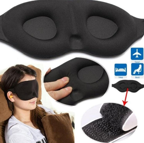 1 PC 3D Sleeping Eye Mask Travel Rest Aid Eye Sleep Mask Cover Eye Patch Case Blindfold Eyeshade Massage Eye Care Beauty Tool