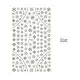 1 Pcs 3D Nail Sticker Christmas Theme Pattern Mixed Deer/Snowflake Image Tips Nail DIY Decoration Sticker Decal LAF281-284