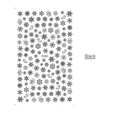 1 Pcs 3D Nail Sticker Christmas Theme Pattern Mixed Deer/Snowflake Image Tips Nail DIY Decoration Sticker Decal LAF281-284