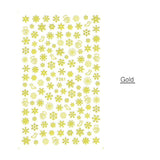 1 Pcs 3D Nail Sticker Christmas Theme Pattern Mixed Deer/Snowflake Image Tips Nail DIY Decoration Sticker Decal LAF281-284