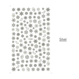 1 Pcs 3D Nail Sticker Christmas Theme Pattern Mixed Deer/Snowflake Image Tips Nail DIY Decoration Sticker Decal LAF281-284