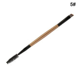 1 Pcs Eyelash Eyebrow Brush Double Head Brush Eyelash Eyebrow Cosmetics Beauty Tools Professional  Beveled Spiral Brush