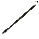 1 Pcs Eyelash Eyebrow Brush Double Head Brush Eyelash Eyebrow Cosmetics Beauty Tools Professional  Beveled Spiral Brush