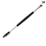 1 Pcs Eyelash Eyebrow Brush Double Head Brush Eyelash Eyebrow Cosmetics Beauty Tools Professional  Beveled Spiral Brush