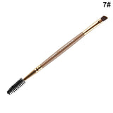 1 Pcs Eyelash Eyebrow Brush Double Head Brush Eyelash Eyebrow Cosmetics Beauty Tools Professional  Beveled Spiral Brush