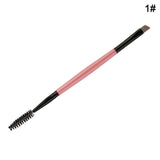 1 Pcs Eyelash Eyebrow Brush Double Head Brush Eyelash Eyebrow Cosmetics Beauty Tools Professional  Beveled Spiral Brush