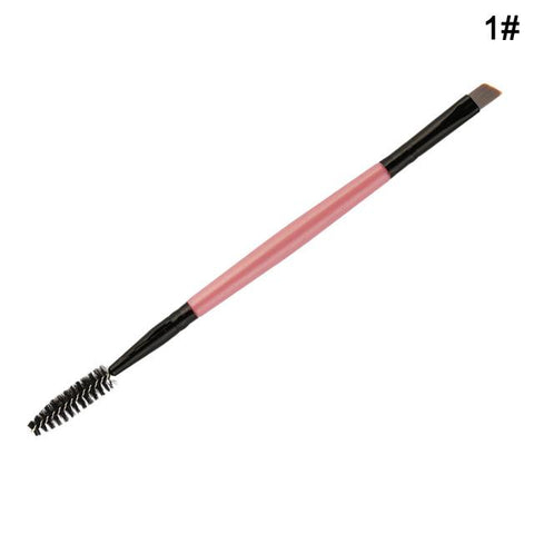 1 Pcs Eyelash Eyebrow Brush Double Head Brush Eyelash Eyebrow Cosmetics Beauty Tools Professional  Beveled Spiral Brush