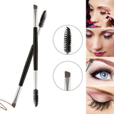 1 Pcs Eyelash Eyebrow Brush Double Head Brush Eyelash Eyebrow Cosmetics Beauty Tools Professional  Beveled Spiral Brush