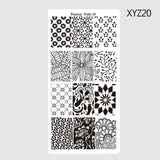 1 Pcs Nail Stamping Plates 2018 New Arrival Lace/Cartoon/Animal/Flowers Patterns Nail Art Decoration Polish Templates SAXYZ01-32
