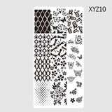 1 Pcs Nail Stamping Plates 2018 New Arrival Lace/Cartoon/Animal/Flowers Patterns Nail Art Decoration Polish Templates SAXYZ01-32