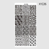 1 Pcs Nail Stamping Plates 2018 New Arrival Lace/Cartoon/Animal/Flowers Patterns Nail Art Decoration Polish Templates SAXYZ01-32