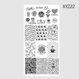 1 Pcs Nail Stamping Plates 2018 New Arrival Lace/Cartoon/Animal/Flowers Patterns Nail Art Decoration Polish Templates SAXYZ01-32