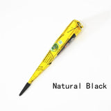 1 Piece Black Color Indian Henna Paste Cone Beauty Women Mehndi Finger Body Cream Paint DIY Temporary Drawing for Tattoo Stencil