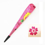 1 Piece Black Color Indian Henna Paste Cone Beauty Women Mehndi Finger Body Cream Paint DIY Temporary Drawing for Tattoo Stencil