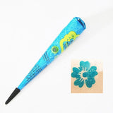 1 Piece Black Color Indian Henna Paste Cone Beauty Women Mehndi Finger Body Cream Paint DIY Temporary Drawing for Tattoo Stencil