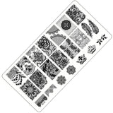 1 Piece Fashion Lace Design Nail Stamping Plates Nail Art Image Stamp Plates Manicure Set Template Nail Tool #BC-03