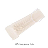 1 Set False Nail Art Tips Color Full Card Round Nature Clear Fake Nail For Gel Polish Manicure Fan Practice Display Tool CHA23