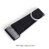 1 Set False Nail Art Tips Color Full Card Round Nature Clear Fake Nail For Gel Polish Manicure Fan Practice Display Tool CHA23