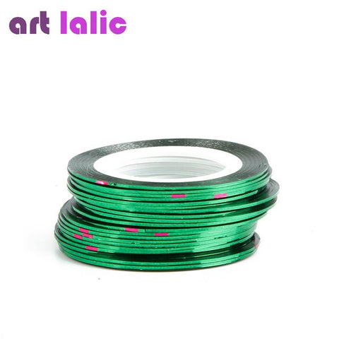 1 Sheet Striping Tape Line Nail Art Sticker Decals Decoration DIY Polish Glitter UV Gel Acrylic Nail Tips Choose Colors