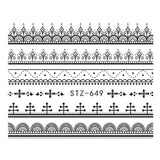 1 Sheet Water Decals Nail Art Stickers  Flowers Cartoon 2017 New Designs Watermark Transfer Red Colorful Manicure SASTZ501-512