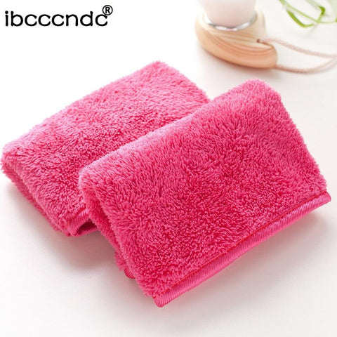 1 piece Microfiber Makeup Remover Reusable Facial Cloth Make Up Eraser Towel Remover Wipes Bathroom Accessories