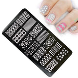 1 x Fantasy Nail Art Templates Stainless Steel Image Polish Print Nail Stamping Plate Manicure Stamp Stencil Beauty Tool BEXYJ02