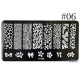 1 x New Designs Lace Mixed Stamping Nail Art Image Plates Stainless Steel Template Polish Manicure Stencil Tools BEXYJ01-16