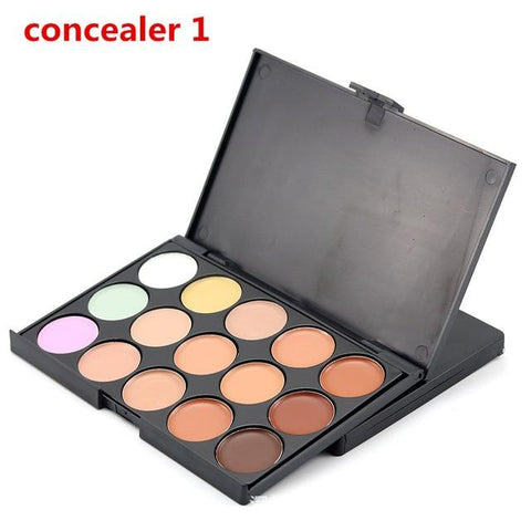 10*15cm Natural Professional Concealer Palette 15 Colors Makeup Foundation Facial Face Cream Palettes Cosmetic Make Up Color