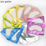 10/20 Pairs Grafting Eyelashes Under Eye Pads For Eyelash Extension Paper Eye Gel Patches Sticker Wraps Lash Patch Makeup Tool