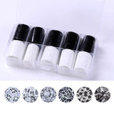 10 Pcs Holographic Nail Foil Set Transparent AB Color Nail Art Transfer Sticker 2.5*100cm Manicure DIY Holo Sticker Decoration