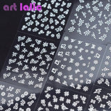 10 Pcs Sheets Nail Art Transfer Stickers 3D Design Manicure Tips Decal Decorations high quality hot selling