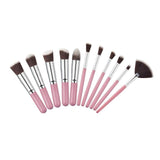 10 Pcs Silver/Golden Makeup Brushes Set pincel maquiagem Cosmetics  maquillaje Makeup Tool Powder Eyeshadow Cosmetic Set