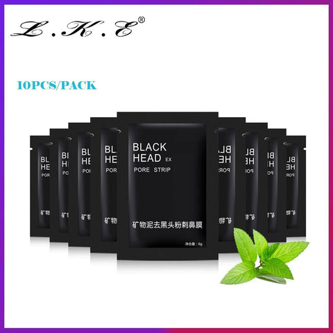 10 pcs/set Face Care tool Facial Minerals Conk Nose Blackhead Remover Mask Tool Pore Cleanser Black Head EX Pore Cream