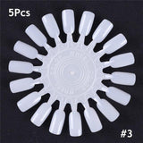 100 Pcs Quick Building Mold Tips Nail Dual Forms Finger Extension Nail Art UV Builder Poly Extension Gel Tools