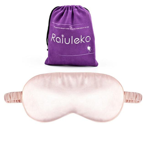 100% Portable Pure Silk EyeShade Sleeping Eye Mask Bandage For Sleep Eyepatch Breathable Soft Top quality Shading Zero Pressure