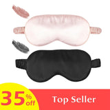 100% Portable Pure Silk EyeShade Sleeping Eye Mask Bandage For Sleep Eyepatch Breathable Soft Top quality Shading Zero Pressure