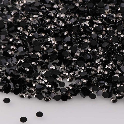 1000pcs 2mm 25 Colors Round Resin Flatback Rhinestones For DIY Nail Art Jewelry Decorations