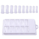 100Pcs/Set Quick Poly Building Nail Gel Mold False Tips Nail Art Builder UV Gel Fake Nails Manicure Nail Extension Kit