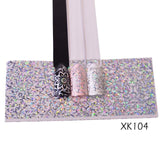 100cm Laser Nail Foil Sticker Holographic Flower Shiny Design Starry Transfer Paper Manicure Nail Art Decorations SAXK98-109