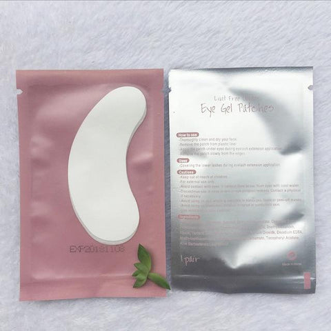 100pcs Disposable Eye Pads Lash Paper Patches Colorful Eyelash Extension Eye Tips Sticker Wraps Make Up Tools Eyelash Pad