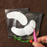 100pcs Disposable Eye Pads Lash Paper Patches Colorful Eyelash Extension Eye Tips Sticker Wraps Make Up Tools Eyelash Pad