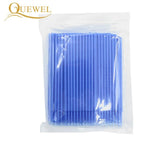 100pcs/lot Micro Brushes Eyelash Extension Make Up Eye Lash Glue Brushes Disposable Applicators Sticks Quewel Makeup Tools