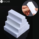 10Pcs/set Sanding Sponge Nail File Buffer Block for UV Gel Nail Polish Nail Art Manicure Pedicure White Nail Buffers File Tool