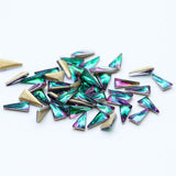 10pcs 3D Triangle Holo Nail Art Decorations Sets Glitter Shiny Nail Stone DIY Manicure Crystal Nail Rhinestone Accessory CH094