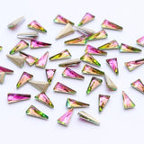 10pcs 3D Triangle Holo Nail Art Decorations Sets Glitter Shiny Nail Stone DIY Manicure Crystal Nail Rhinestone Accessory CH094