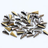 10pcs 3D Triangle Holo Nail Art Decorations Sets Glitter Shiny Nail Stone DIY Manicure Crystal Nail Rhinestone Accessory CH094